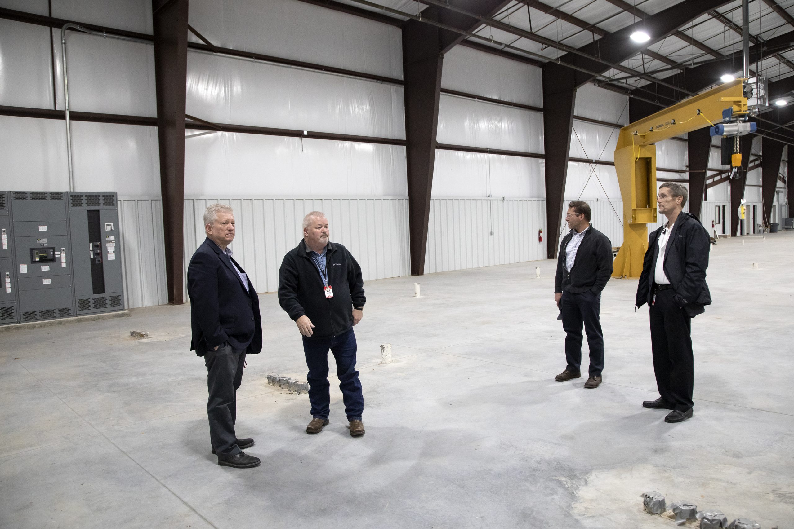 Dr. Filley visits park CPN Iron Horse Industrial Park